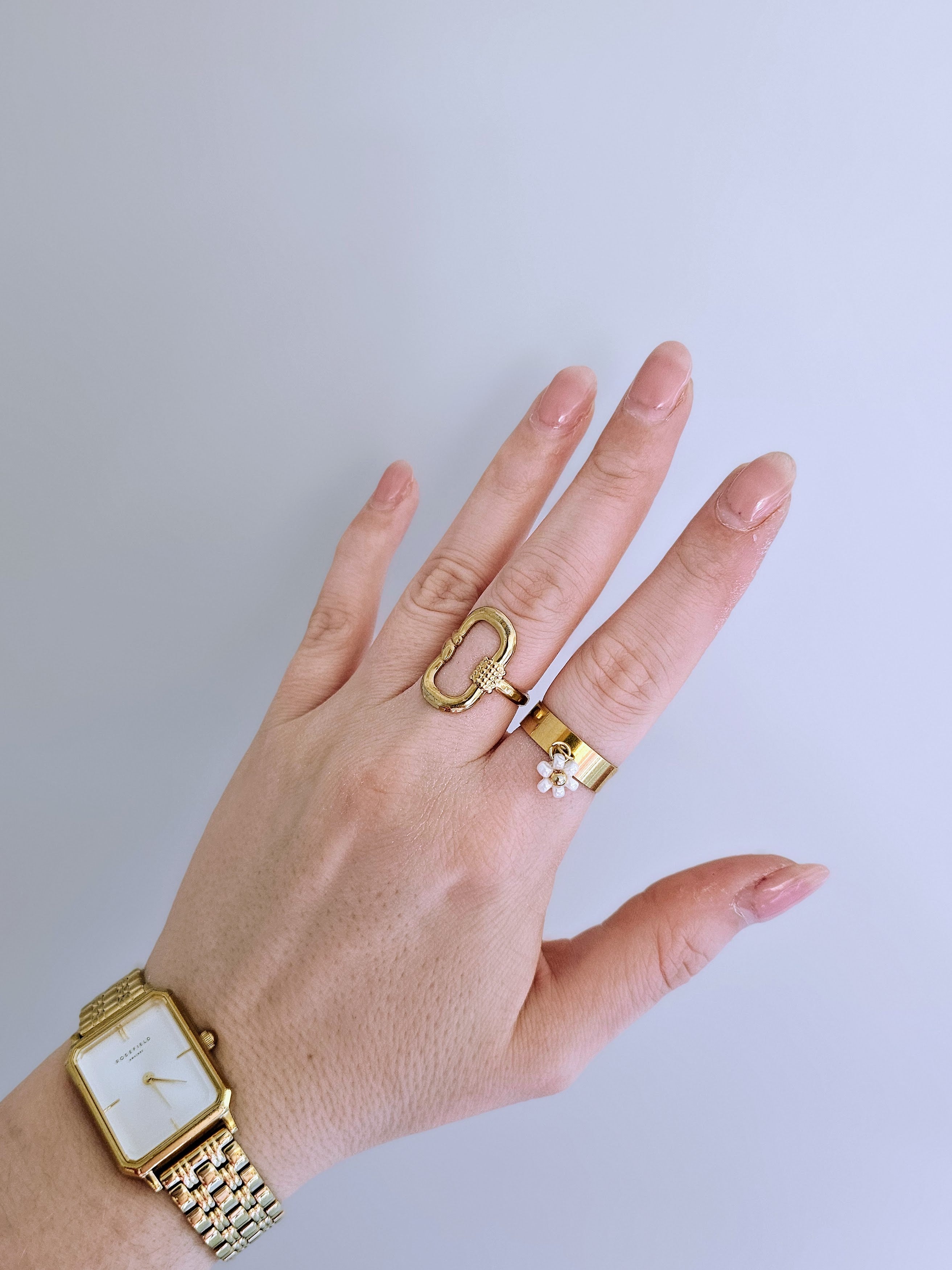 Bague Capucine - Doré (personnalisable)