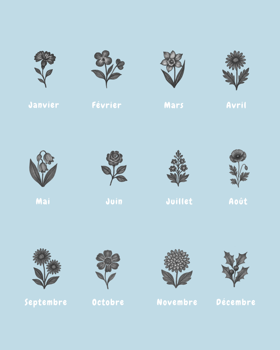 Porte-clés Pomélia - Argenté (personnalisable)