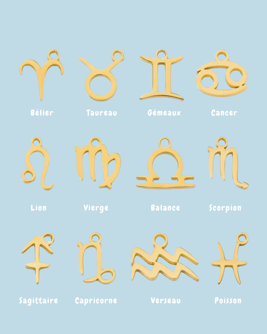 Collier Azalée - Doré (personnalisable)