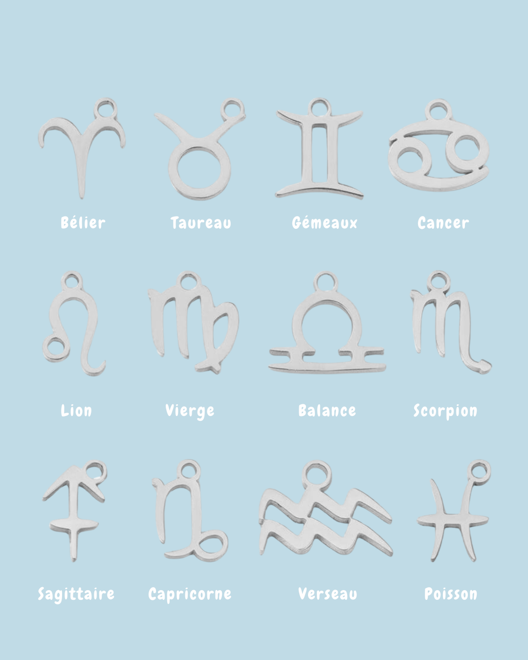 Porte-clés Pomélia - Argenté (personnalisable)