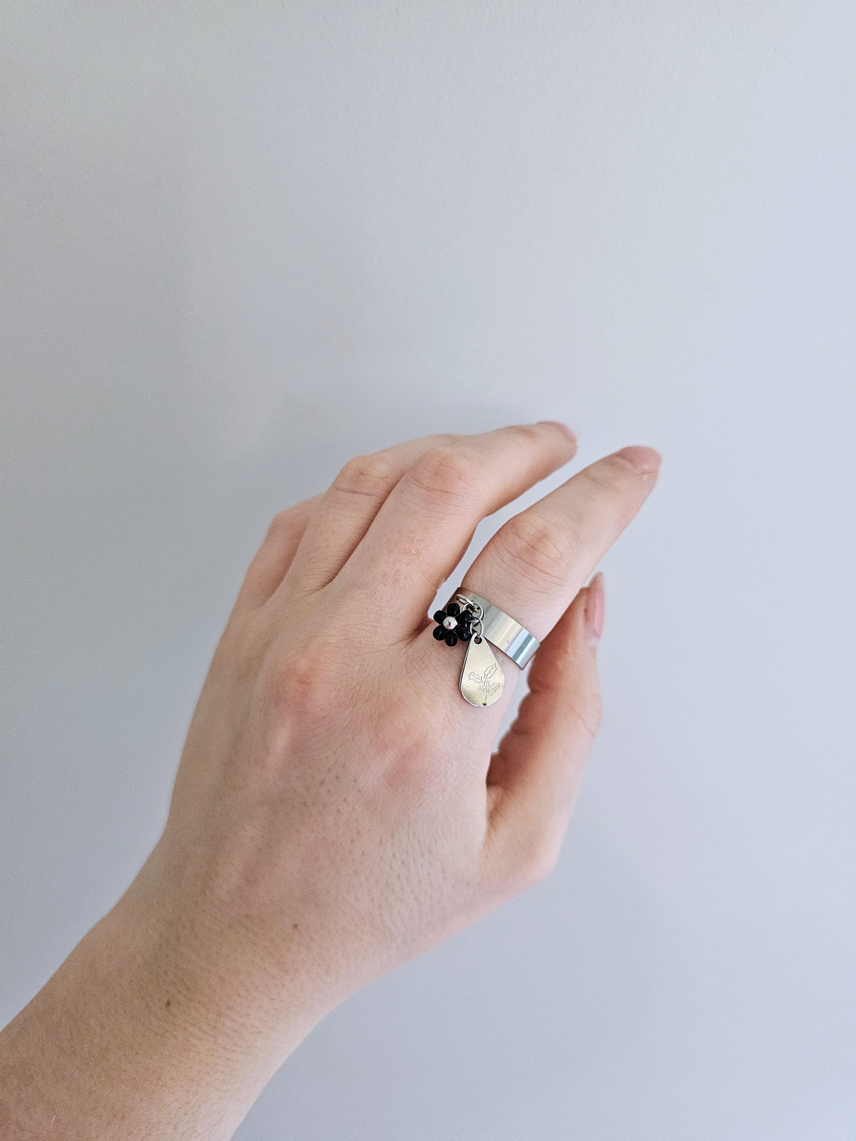 Bague Capucine - Argenté (personnalisable)