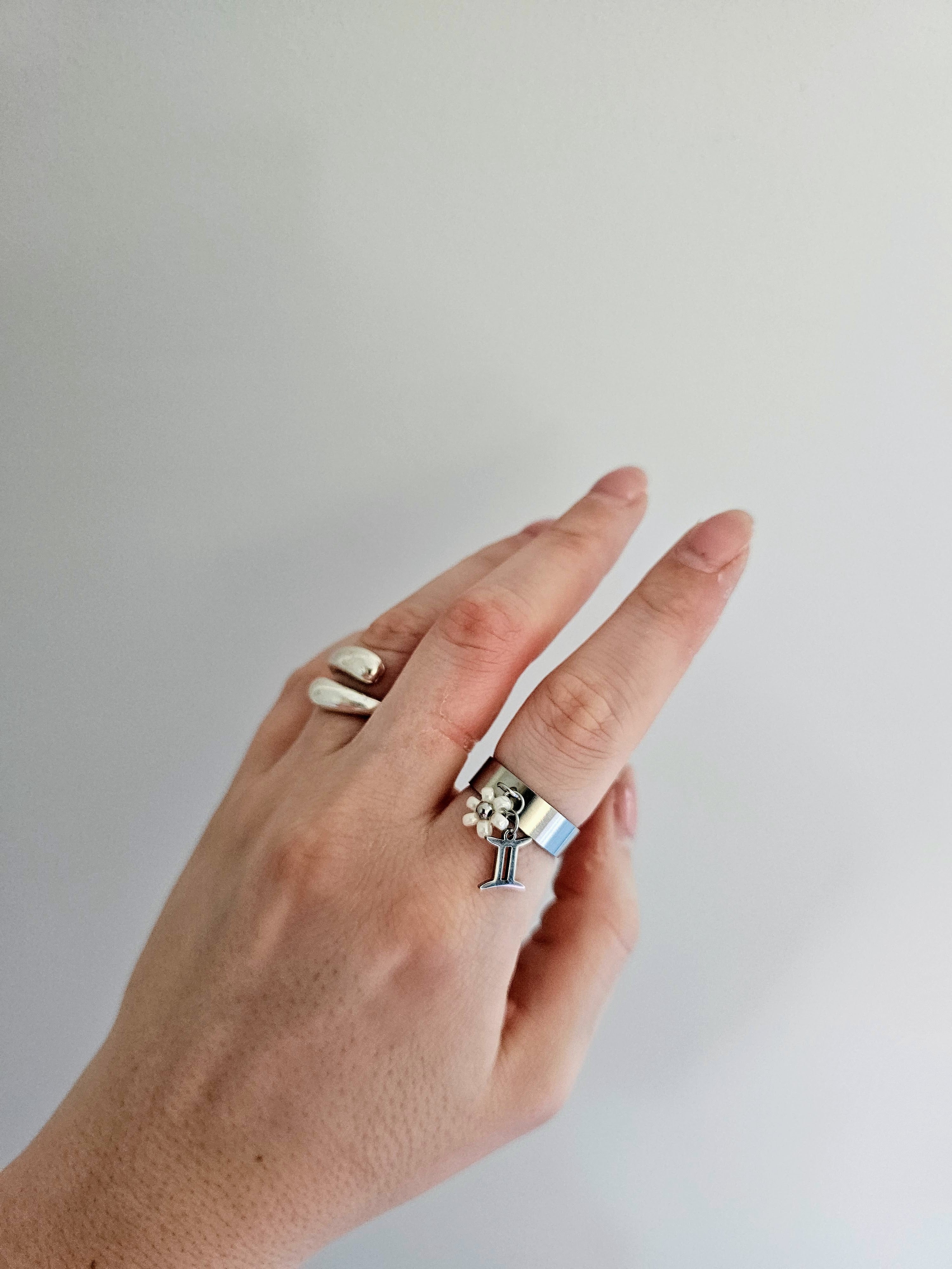 Bague Capucine - Argenté (personnalisable)